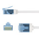 GOOBAY καλώδιο δικτύου 74284, CAT 6A U/UTP, ultra slim, copper, 500MHz, 0.25m, λευκό GOOBAY καλώδιο δικτύου 74284, CAT 6A U/UTP, ultra slim, copper, 500MHz, 0.25m, λευκό