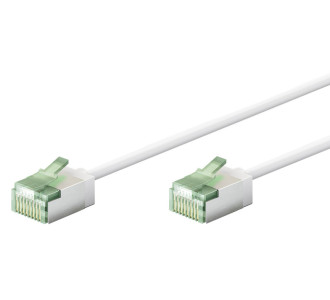 GOOBAY καλώδιο δικτύου 74360, CAT 8.1 U/FTP, ultra slim, copper, 40Gbps, 1m, λευκό