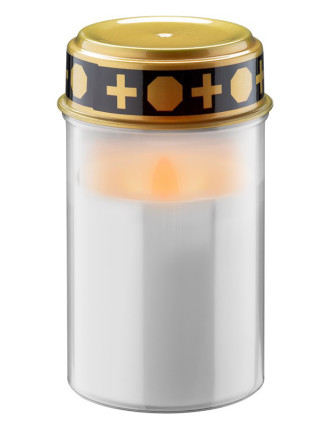 GOOBAY LED φωτιστικό κερί αφιέρωσης 74367, 2400K, IP44, λευκό