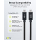 GOOBAY καλώδιο USB-C 74376, USB4, 240W, 80Gbps, 16K/60Hz, 1.2m, μαύρο GOOBAY καλώδιο USB-C 74376, USB4, 240W, 80Gbps, 16K/60Hz, 1.2m, μαύρο