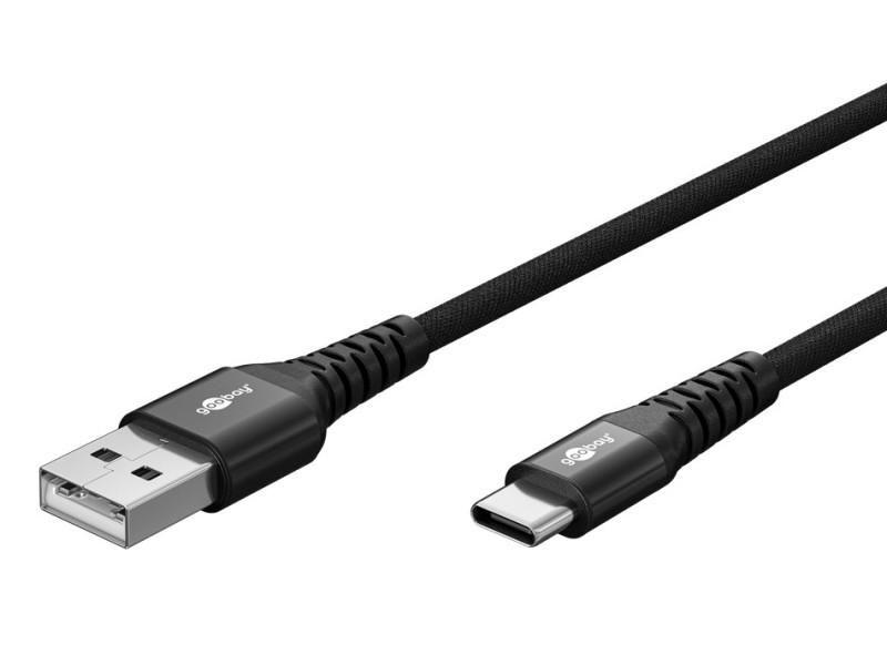 GOOBAY καλώδιο USB-C σε USB 74527, 60W, 480Mbps, 2m, μαύρο GOOBAY καλώδιο USB-C σε USB 74527, 60W, 480Mbps, 2m, μαύρο