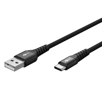 GOOBAY καλώδιο USB-C σε USB 74528, 60W, 480Mbps, 3m, μαύρο