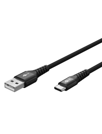 GOOBAY καλώδιο USB-C σε USB 74528, 60W, 480Mbps, 3m, μαύρο
