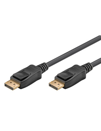 GOOBAY καλώδιο DisplayPort 74744, 8K/120Hz, 40 Gbps, 2m, μαύρο