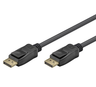 GOOBAY καλώδιο DisplayPort 74759, VESA Certified, 16K/60Hz, 80 Gbps, 1m, μαύρο