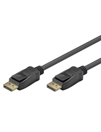 GOOBAY καλώδιο DisplayPort 74759, VESA Certified, 16K/60Hz, 80 Gbps, 1m, μαύρο