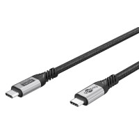 GOOBAY καλώδιο USB-C 74776, USB4, 240W, 80Gbps, 16K/60Hz, 1.5m, μαύρο