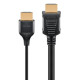 GOOBAY καλώδιο HDMI 75296 με Ethernet, slim, 4K/60Hz, 18 Gbps, 5m, μαύρο
