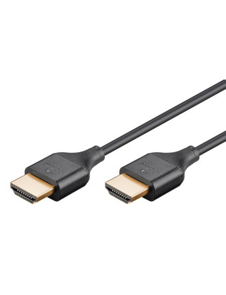 GOOBAY καλώδιο HDMI 75298 με Ethernet, slim, 8K/60Hz, 48 Gbps, 1m, μαύρο GOOBAY καλώδιο HDMI 75298 με Ethernet, slim, 8K/60Hz, 48 Gbps, 1m, μαύρο