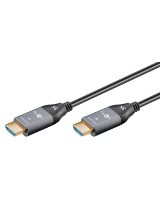GOOBAY καλώδιο HDMI 2.1 76274 με Ethernet, 8K/60Hz, 48 Gbps, 10m, μαύρο