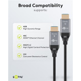 GOOBAY καλώδιο HDMI 2.1 76274 με Ethernet, 8K/60Hz, 48 Gbps, 10m, μαύρο