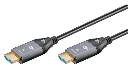 GOOBAY καλώδιο HDMI 2.1 76274 με Ethernet, 8K/60Hz, 48 Gbps, 10m, μαύρο