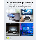 GOOBAY καλώδιο HDMI 2.1 76274 με Ethernet, 8K/60Hz, 48 Gbps, 10m, μαύρο