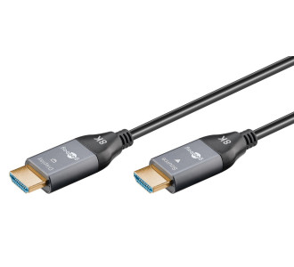 GOOBAY καλώδιο HDMI 2.1 76277 με Ethernet, 8K/60Hz, 48 Gbps, 40m, μαύρο