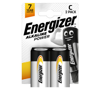 ENERGIZER αλκαλικές μπαταρίες Alkaline Power, C/LR14, 1.5V, 2τμχ ENERGIZER αλκαλικές μπαταρίες Alkaline Power, C/LR14, 1.5V, 2τμχ