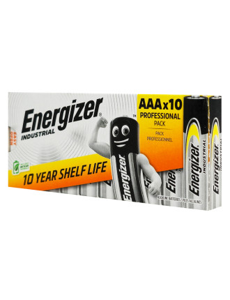ENERGIZER αλκαλικές μπαταρίες Industrial, AAA/LR03, 1.5V, 10τμχ