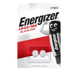 ENERGIZER αλκαλικές μπαταρίες LR43/186, 1.5V, 2τμχ ENERGIZER αλκαλικές μπαταρίες LR43/186, 1.5V, 2τμχ