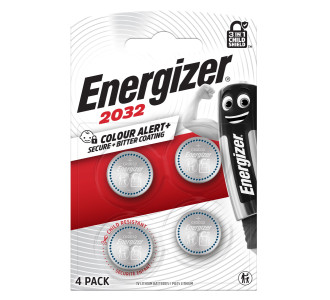 ENERGIZER μπαταρία λιθίου, CR2032, 3V, 4τμχ