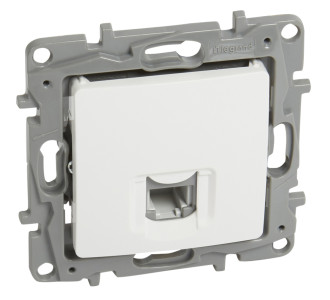 LEGRAND πρίζα RJ11 764569, λευκή LEGRAND πρίζα RJ11 764569, λευκή