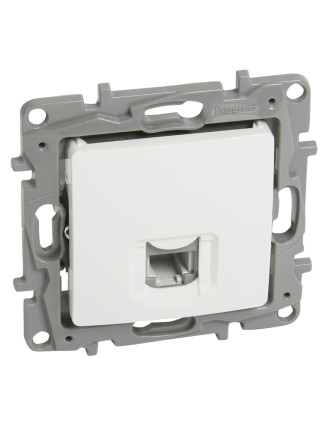 LEGRAND πρίζα RJ11 764569, λευκή LEGRAND πρίζα RJ11 764569, λευκή