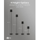 GOOBAY επιτραπέζιο φωτιστικό 76573, RGBW, dimmable, επαναφορτιζόμενο, έως 122.3cm ύψος, μαύρο GOOBAY επιτραπέζιο φωτιστικό 76573, RGBW, dimmable, επαναφορτιζόμενο, έως 122.3cm ύψος, μαύρο