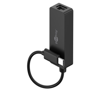 GOOBAY αντάπτορας δικτύου 76579, USB-C, 1000Mbps Ethernet, μαύρος