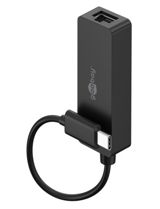 GOOBAY αντάπτορας δικτύου 76579, USB-C, 1000Mbps Ethernet, μαύρος