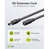 GOOBAY καλώδιο προέκτασης τροφοδοσίας 76671, 5.5x2.1mm, 5m, μαύρο GOOBAY καλώδιο προέκτασης τροφοδοσίας 76671, 5.5x2.1mm, 5m, μαύρο