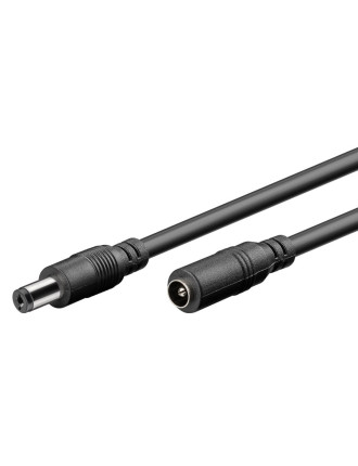 GOOBAY καλώδιο προέκτασης τροφοδοσίας 76671, 5.5x2.1mm, 5m, μαύρο