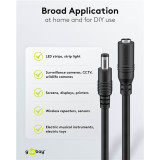 GOOBAY καλώδιο προέκτασης τροφοδοσίας 76671, 5.5x2.1mm, 5m, μαύρο GOOBAY καλώδιο προέκτασης τροφοδοσίας 76671, 5.5x2.1mm, 5m, μαύρο