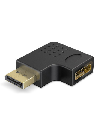 GOOBAY αντάπτορας DisplayPort 77131, 8K/144Hz, γωνιακός, μαύρος
