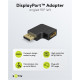 GOOBAY αντάπτορας DisplayPort 77132, 8K/144Hz, γωνιακός, μαύρος