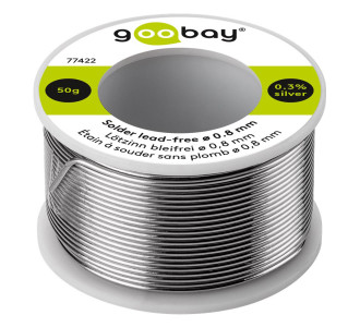 GOOBAY σύρμα συγκόλλησης 77422, Φ0.8mm, lead free, 50g