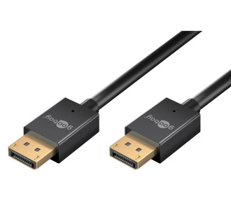 GOOBAY καλώδιο DisplayPort 77442, 8K/120Hz, 40 Gbps, 1m, μαύρο