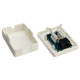 GOOBAY επιτοίχια πρίζα δικτύου 77632, 1 θύρα RJ45, CAT 6 UTP, λευκή GOOBAY επιτοίχια πρίζα δικτύου 77632, 1 θύρα RJ45, CAT 6 UTP, λευκή