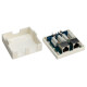 GOOBAY επιτοίχια πρίζα δικτύου 77635, 2 θύρες RJ45, CAT 6 STP, λευκή GOOBAY επιτοίχια πρίζα δικτύου 77635, 2 θύρες RJ45, CAT 6 STP, λευκή