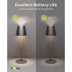 GOOBAY επιτραπέζιο φωτιστικό 77673, 3000K, dimmable, επαναφορτιζόμενο, μαύρο