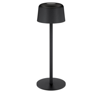 GOOBAY επιτραπέζιο φωτιστικό 77675, 3000K, dimmable, επαναφορτιζόμενο, μαύρο