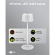 GOOBAY επιτραπέζιο φωτιστικό 77676, 3000K, dimmable, επαναφορτιζόμενο, λευκό