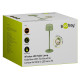 GOOBAY επιτραπέζιο φωτιστικό 77677, 3000K, dimmable, επαναφορτιζόμενο, πράσινο