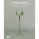 GOOBAY επιτραπέζιο φωτιστικό 77677, 3000K, dimmable, επαναφορτιζόμενο, πράσινο