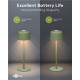 GOOBAY επιτραπέζιο φωτιστικό 77677, 3000K, dimmable, επαναφορτιζόμενο, πράσινο