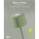 GOOBAY επιτραπέζιο φωτιστικό 77677, 3000K, dimmable, επαναφορτιζόμενο, πράσινο