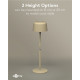 GOOBAY επιτραπέζιο φωτιστικό 77678, 3000K, dimmable, επαναφορτιζόμενο, μπεζ