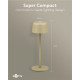 GOOBAY επιτραπέζιο φωτιστικό 77678, 3000K, dimmable, επαναφορτιζόμενο, μπεζ