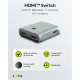 GOOBAY HDMI switch 77791, 2 σε 1, 8K/60Hz, γκρι GOOBAY HDMI switch 77791, 2 σε 1, 8K/60Hz, γκρι