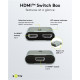 GOOBAY HDMI switch 77791, 2 σε 1, 8K/60Hz, γκρι GOOBAY HDMI switch 77791, 2 σε 1, 8K/60Hz, γκρι