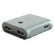 GOOBAY HDMI switch 77791, 2 σε 1, 8K/60Hz, γκρι GOOBAY HDMI switch 77791, 2 σε 1, 8K/60Hz, γκρι