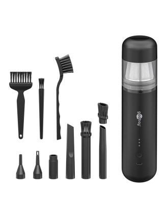 GOOBAY 2 σε 1 σκουπάκι χειρός & air duster 77829, 120W, 6000mAh, μαύρο