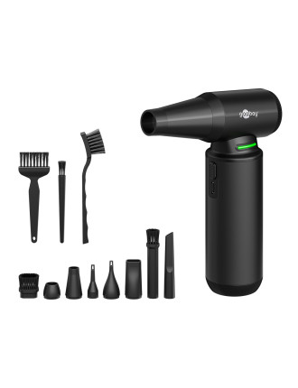 GOOBAY ηλεκτρικό air duster 77831 με φακό, 180W, 6000mAh, μαύρο